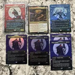 MTG EOE Ragost, Mm'Menom, Elegy x4 Borderless Lot of 7 Unplayed - Image 2