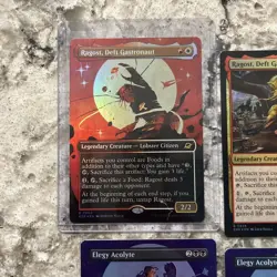 MTG EOE Ragost, Mm'Menom, Elegy x4 Borderless Lot of 7 Unplayed - Image 3