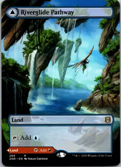 Riverglide Pathway (Borderless) R Zendikar Rising 289 NM - Image 1
