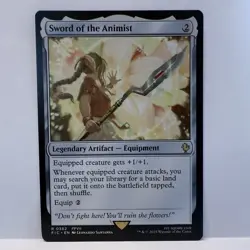 Sword of the Animist - FIC 0362 NM - MTG Magic - Image 1