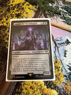 Sauron, The Necromancer Mtg Lord Of The Rings - Image 4