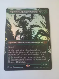 MTG - Zopandrel, Hunger Dominus (Showcase Foil) - Phyrexia: All Will Be One - NM - Image 1