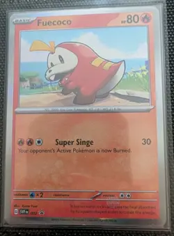 Fuecoco SVP002 Scarlet & Violet Holo Rare Promo Pokemon Card - Image 1