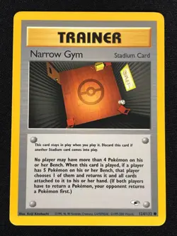 Narrow Gym 124/132 Gym Heroes Pokemon EXC BUY 2 CARDS GET 1 FREE!! - Image 1