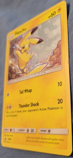Pikachu SM98 Cosmos Holo Black Star Promo Pokemon Sun & Moon NM - Image 2