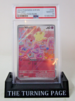 Milcery #152 Stellar Crown Pokemon EN PSA 10 Illustration Rare Graded Gem Mint - Image 1