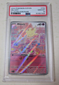 Milcery #152 Stellar Crown Pokemon EN PSA 10 Illustration Rare Graded Gem Mint - Image 2