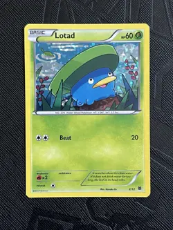 Pokemon TCG Lotad 002/012 McDonald's 2015 Promo Holo (English) - NM - Image 2