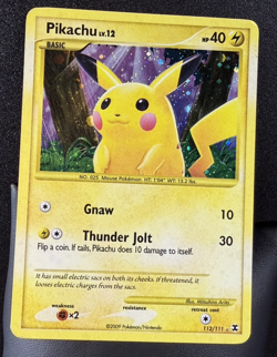 2009 Pokemon Pikachu 112/111 Holo HP - Image 2