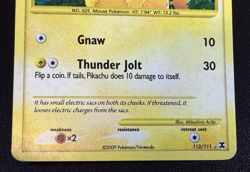 2009 Pokemon Pikachu 112/111 Holo HP - Image 3