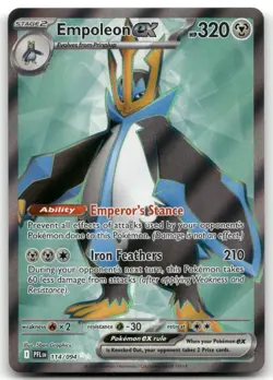 Empoleon ex 114/094 Phantasmal Flames Pokemon Holo Ultra Rare NM - Image 1