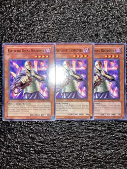 Yugioh! 3x Kycoo The Ghost Destroyer RP02-EN040 Common 2025 Reprint NM - Image 1