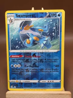 Pokemon Swampert 064/264 Reverse Holo - SWSH08: Fusion Strike - MP - Image 1