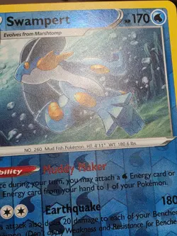 Pokemon Swampert 064/264 Reverse Holo - SWSH08: Fusion Strike - MP - Image 5