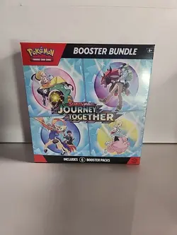 Pokemon TCG Booster Bundle Journey Together 6 Packs Sealed - Image 1