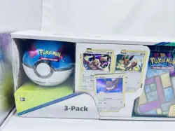 Pokemon TCG: Eevee Collector's Treasure Chest with 2 Poke Ball Tins (3-Pack) - Image 2