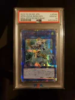 Psa 10 Yugioh Apollousa Bow Of The Goddess 20th Secret Rare Japanese - Image 1
