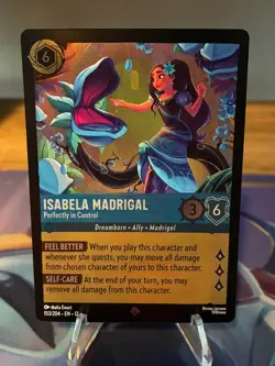 Disney Lorcana TCG - Isabela Madrigal - Perfectly in Control 91/204 - Cold Foil - Image 1