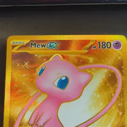 Pokemon TCG Mew ex Full Art Holo Hyper Rare Card 205/165 180 HP English - Image 2