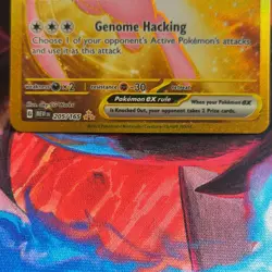 Pokemon TCG Mew ex Full Art Holo Hyper Rare Card 205/165 180 HP English - Image 3