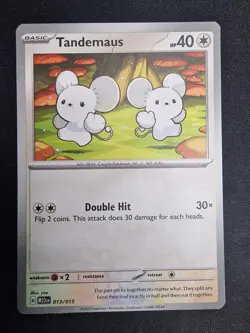Match Battle McDonald's Pokemon Card 2023 - Tandemaus - 013/015 - Image 1