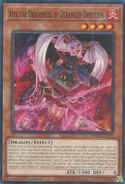 Yugioh - Aiza the Dragoness of Deranged Devotion - MP25-EN370 - Common - NM/M - Image 1