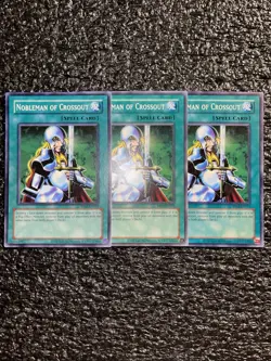Yugioh! 3x Nobleman of Crossout RP02-EN011 Common 2025 Reprint Unlimited NM - Image 1