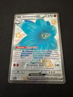 Glimmora EX Ultra Rare Shiny - POKEMON CARD - Paldean Fates 218/091 NM - Image 1