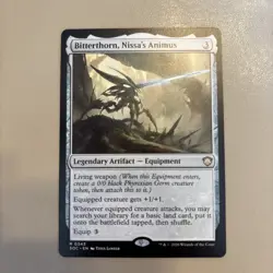 Secrets of Strixhaven - Bitterthorn, Nissa's Animus - MTG Magic the Gathering NM - Image 1