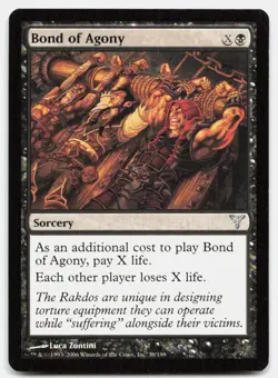 Bond of Agony 38 Uncommon Dissension Magic: The Gathering Near Mint - Image 1