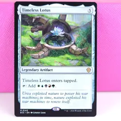 MTG Timeless Lotus 0143 Commander: Lorwyn Eclipsed Regular LP - Image 1