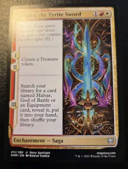 Forging The Tyrite Sword 211/285 Uncommon Kaldheim Magic: The Gathering - Image 1