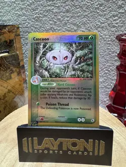 Pokemon Cascoon Ruby & Sapphire 26/109 70 HP Uncommon Reverse Holo 2003 - Image 1