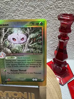 Pokemon Cascoon Ruby & Sapphire 26/109 70 HP Uncommon Reverse Holo 2003 - Image 2