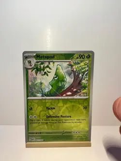Metapod 011/165 Common 151 Pokemon Reverse Holo Near Mint - Image 1