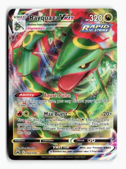 Rayquaza VMAX 102 102/159 SWSH: Crown Zenith Holo Ultra Rare Pokemon Card - Image 1