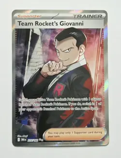 Team Rocket's Giovanni 225/182 Ultra Rare - Sv10: Destined Rivals - Pokemon NM - Image 1