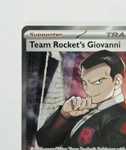 Team Rocket's Giovanni 225/182 Ultra Rare - Sv10: Destined Rivals - Pokemon NM - Image 3