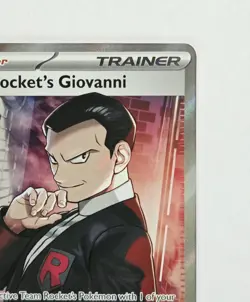 Team Rocket's Giovanni 225/182 Ultra Rare - Sv10: Destined Rivals - Pokemon NM - Image 4