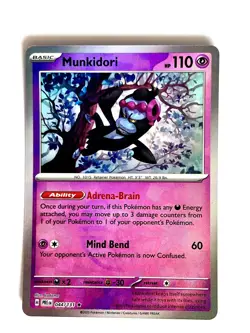 Munkidori 044/131 Pokeball Reverse Holo Rare SV: Prismatic Evolutions Pokemon NM - Image 1