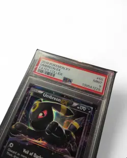 Pokemon Umbreon EX 55/124 Fates Collide Ultra Rare Holo PSA 9 English 2016 - Image 3