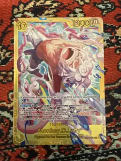 Monkey.D.Luffy EB04-061 SEC Adventure on Kami's Island One Piece NM Mint - Image 1