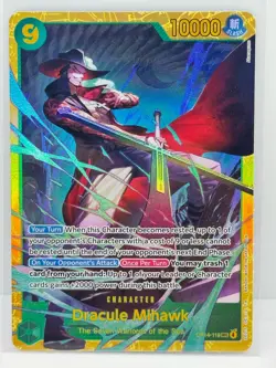Dracule Mihawk SEC OP14-119 The Azure Sea's Seven Foil One Piece ENGLISH 🔥 - Image 1