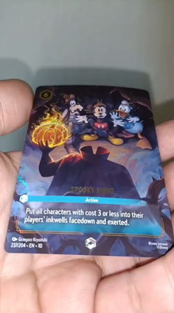 🔥 Disney Lorcana Spooky Sight Enchanted 237/204 Whispers in the Well PSA Ready - Image 2