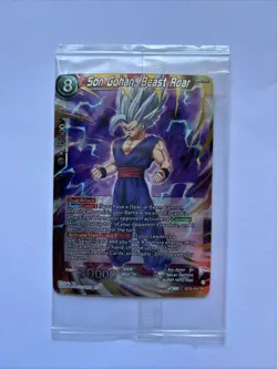 Son Gohan, Beast Roar (Sealed) Foil SR Card, Dragon Ball Super ccg card game - Image 1