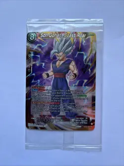 Son Gohan, Beast Roar (Sealed) Foil SR Card, Dragon Ball Super ccg card game - Image 2