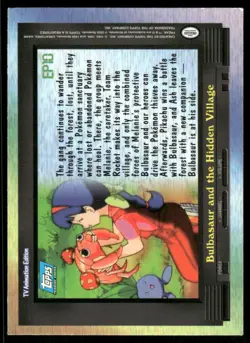 Pokemon Cards EP10 Bulbasaur and the Hidden Village Topps Series 2 LP *5 - Image 2