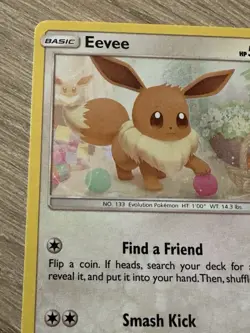 Eevee SM184 Promo Holo Near Mint Condition Black Star Promo - Image 3
