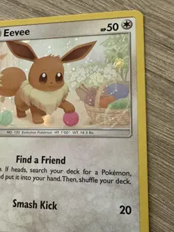 Eevee SM184 Promo Holo Near Mint Condition Black Star Promo - Image 4