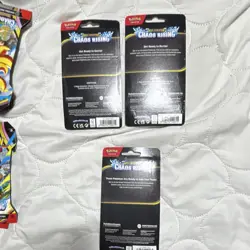 (3)Pokemon TCG Chaos Rising Blister Pack Pawmi Pawmo Pawmot Promo Card Coin 6+ - Image 2